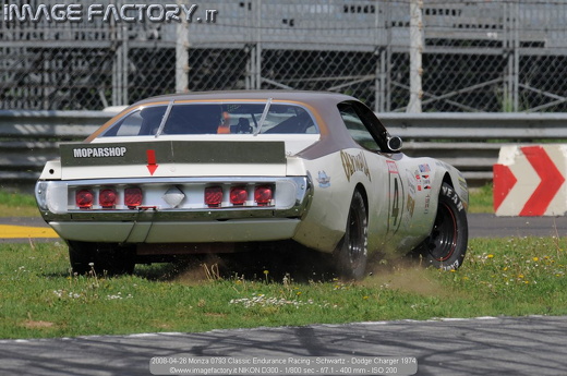 2008-04-26 Monza 0793 Classic Endurance Racing - Schwartz - Dodge Charger 1974